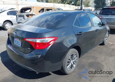 2016 Toyota Corolla Le Plus from USA, damaged, VIN 5YFBURHE4GP559181
